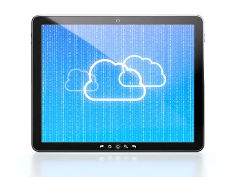 Cloud computing Stock Illustration