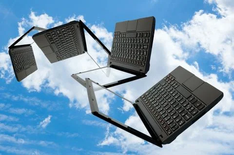 Cloud computing Stock Illustration