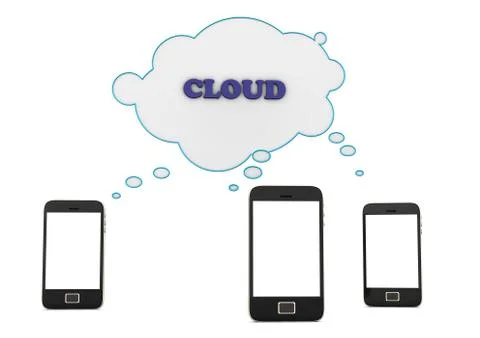 Cloud computing 스톡 일러스트