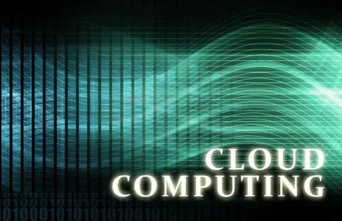 Cloud computing Ilustração Stock