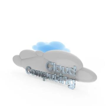 Cloud computing Stock Illustration