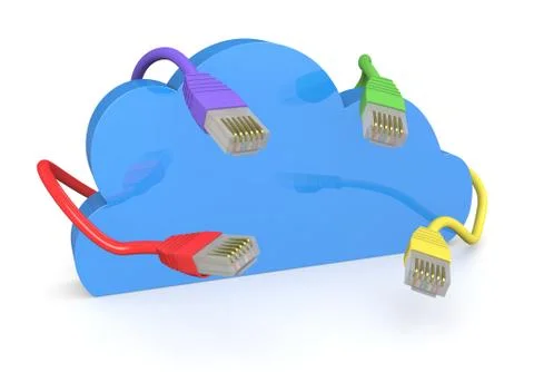 Cloud computing Stock Illustration