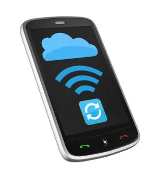 Cloud computing Stock Illustration