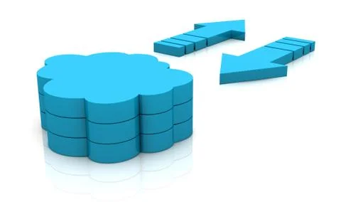 Cloud computing 스톡 일러스트