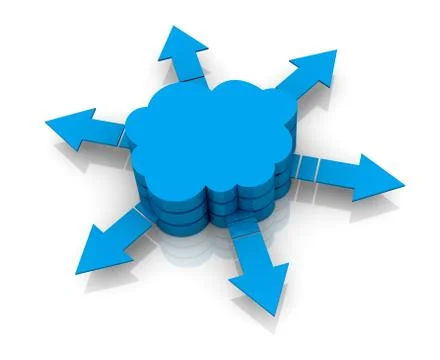 Cloud computing イラスト素材
