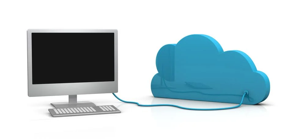 Cloud computing Illustrazione stock