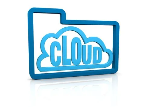 Cloud computing Stock Illustration