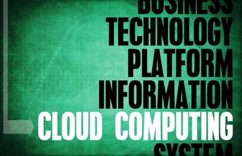 Cloud computing Illustrazione stock