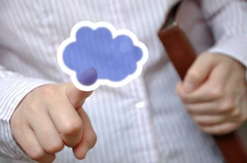 Cloud computing Stock Illustration