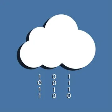 Cloud computing Stock Illustration