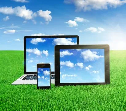 Cloud computing Stock Illustration