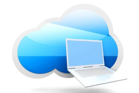 Cloud computing. Stock Illustration