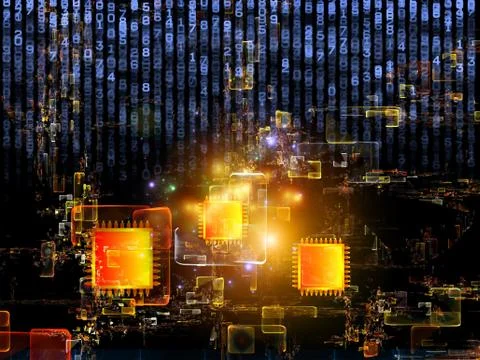 Cloud Computing Ilustração Stock