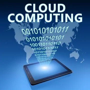 Cloud computing 스톡 일러스트