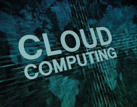 Cloud computing Stock Illustration