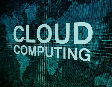 Cloud computing Stock Illustration