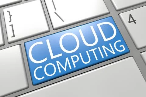 Cloud computing Stock Illustration