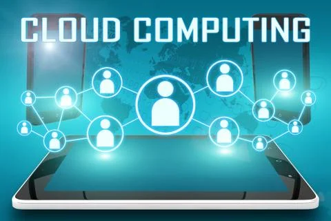 Cloud computing Stock Illustration