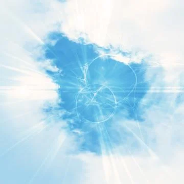 Cloud Computing Ilustração Stock