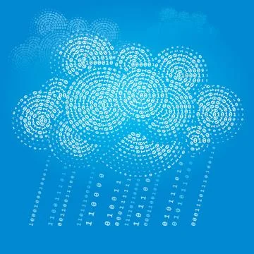 Cloud computing Stock-Illustration