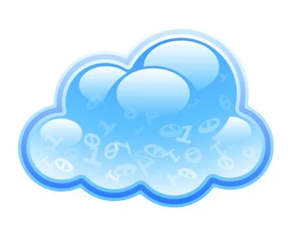 Cloud computing Stock Illustration