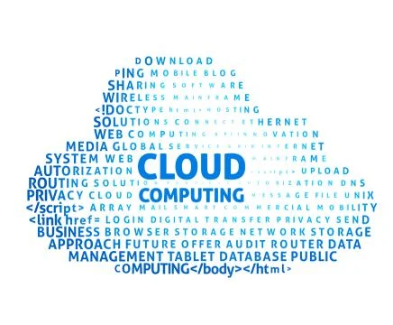 Cloud computing Illustration