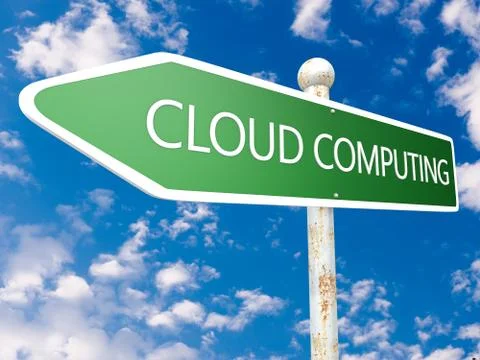 Cloud computing Illustrazione stock