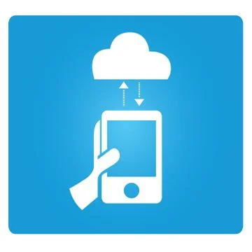 Cloud computing Stock Illustration