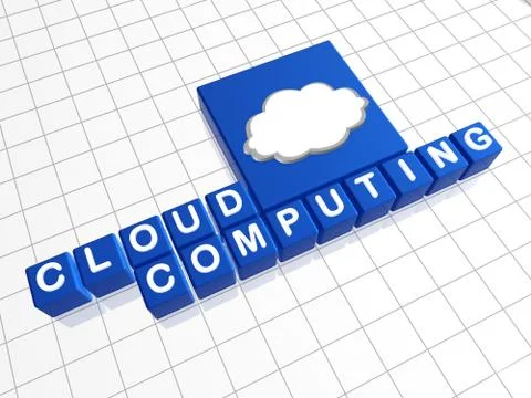 Cloud computing Stock Illustration