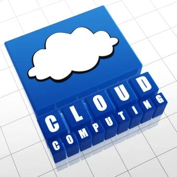 Cloud computing Stock Illustration