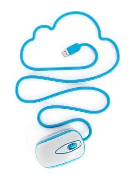 Cloud computing Stock Illustration