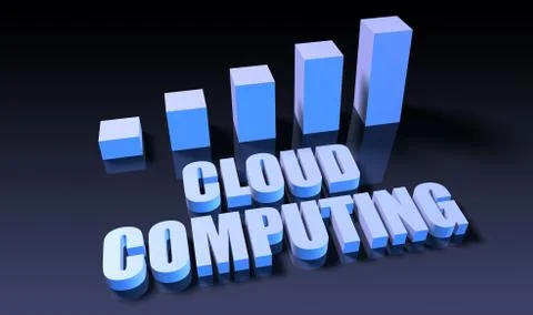 Cloud computing Stock Illustration