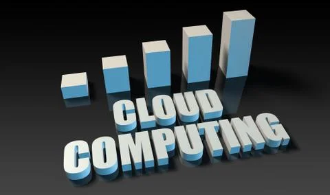 Cloud computing Illustrazione stock