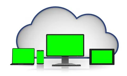 Cloud Computing Stock Illustration