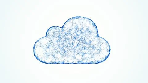 Cloud computing Stock Illustration