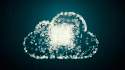 Cloud computing 스톡 일러스트