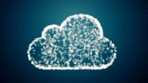Cloud computing Stock Illustration