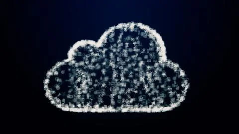 Cloud computing Stock Illustration