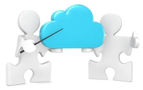 Cloud Computing. Stock Illustration