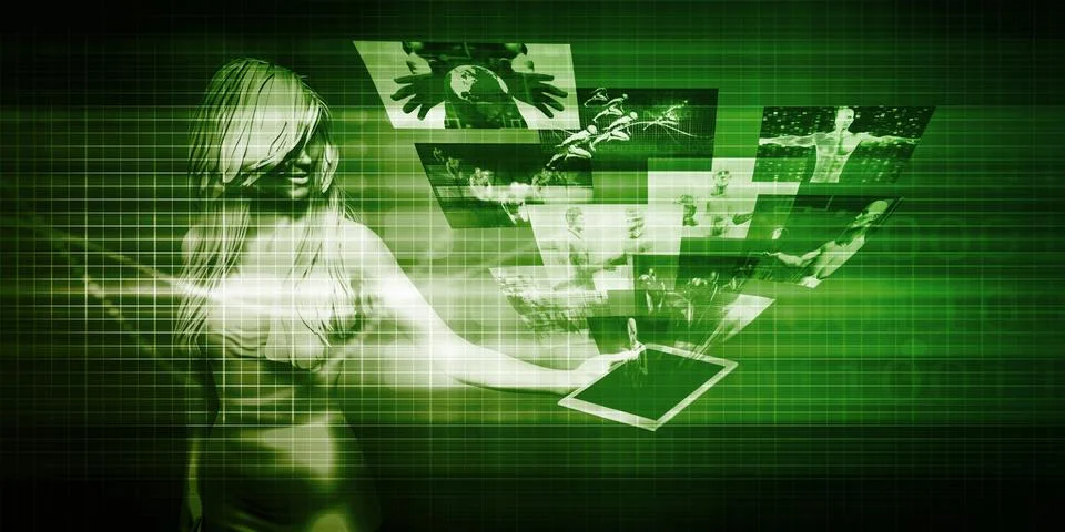 Cloud Computing Stockillustratie