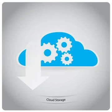 Cloud computing 스톡 일러스트