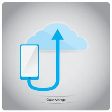Cloud computing Stock Illustration