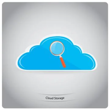 Cloud computing Illustrazione stock