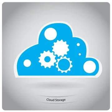 Cloud computing Stock Illustration