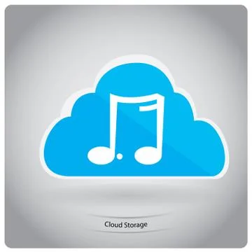 Cloud computing Stock Illustration
