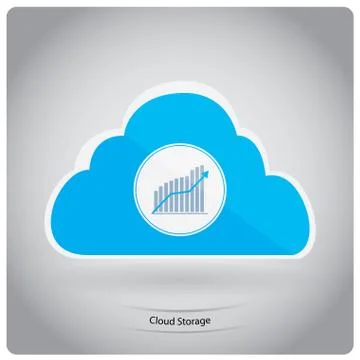 Cloud computing Illustrazione stock