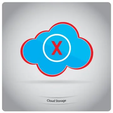Cloud computing Stock Illustration
