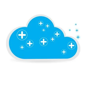 Cloud computing Stock Illustration
