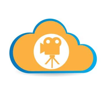 Cloud computing Stock Illustration