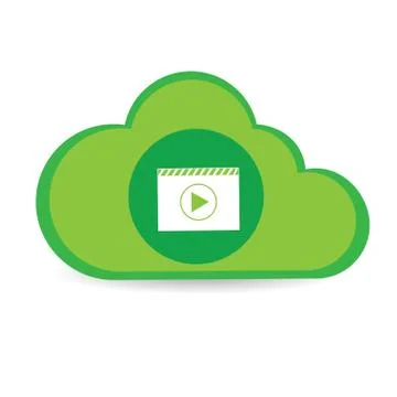 Cloud computing Illustrazione stock